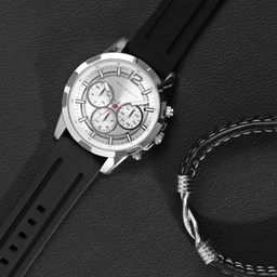 French Connection Men Analog Watch With Bracelet Gift Set-47
