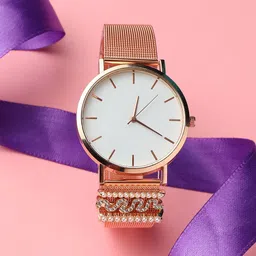 HAUTE SAUCE by  Campus Sutra Analogue Watch With Pearl Wave Watch Charm AW23_HSCW5115-image-1