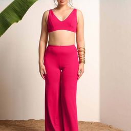 EROTISSCH Top & Trouser Beachwear Set-image-84