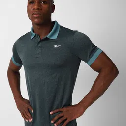 Reebok Slim-Fit Polo Neck T-Shirt-image-16