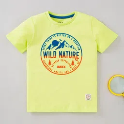 Ed-a-Mamma Boys Typography Printed Cotton T-shirt-image-24