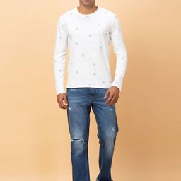 Being Human Men Printed Henley Neck T-shirt-picture-29