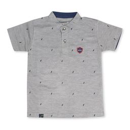 earth conscious Boys Grey Printed T-shirt-image-89