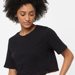 ONLY Women Black Cotton T-shirt-picture-42