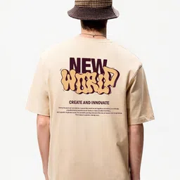 MISCHIEF MONKEY Typography Printed T-shirt-image-58
