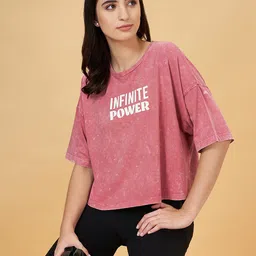 Ajile by Pantaloons Women Typography V-Neck T-shirt-picture-52