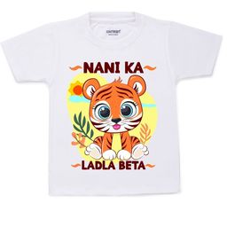 KNITROOT Kids White & Orange Printed T-shirt-image-13