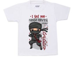 KNITROOT Unisex Kids White Cotton Ninja Hattori Printed T-Shirt-26