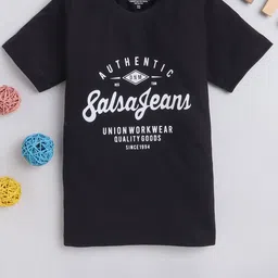 BAESD Kids Typography Printed Round Neck Cotton T-shirt-image-50