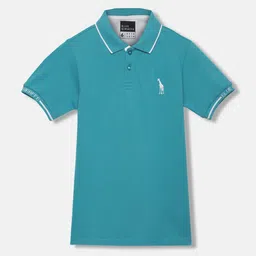 Blue Giraffe Boys High Neck T-shirt-picture-33