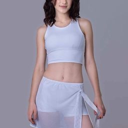 Keepfit 3 Pieces Top Skirt With Boy Shorts Swim Set-image-43