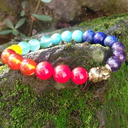 Young & Forever Unisex Crystals Elasticated Bracelet-picture-38