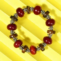 Bamboo Tree Jewels Women Artificial Beaded Stretchable Bracelet-52