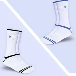 FOOTPRINTS Pack Of 2 Striped Calf Length Socks-48