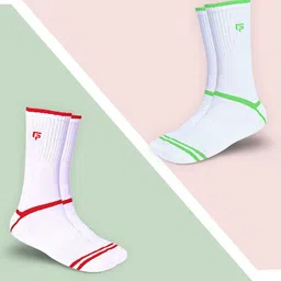 FOOTPRINTS Pack Of 2 Striped Calf Length Socks-11
