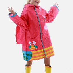 Little Surprise Box LLP Kids Printed Hooded Raincoat-image-31