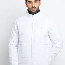 Status Quo Men White Padded Jacket-image-46