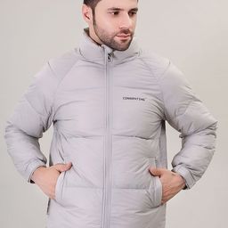 Camey Men Colourblocked Crop Padded Jacket-22
