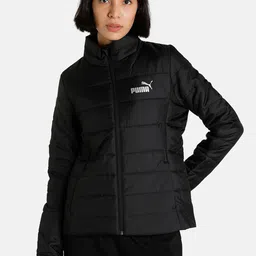 Puma Women Black Padded Jacket-image-65