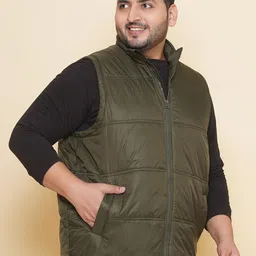 John Pride Plus Size Lightweight Padded Jacket-18