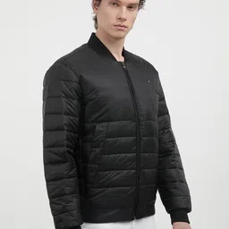 Tommy Hilfiger Men Solid Stand Collar Padded Jacket-11