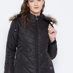 VERO AMORE Women Black Insulator Padded Jacket-56
