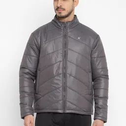 HRX by Hrithik Roshan Mock Collar Long Sleeves Padded Jacket-image-22
