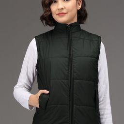 Kotty Women Black Padded Jacket-image-31