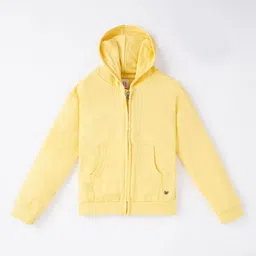 Ed-a-Mamma Girls Yellow Open Front Jacket-image-8