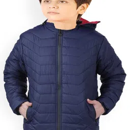 BAESD Boys Hooded Quilted Jacket-image-67