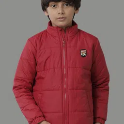 UNDER FOURTEEN ONLY Boys Mock Collar Padded Jacket-40