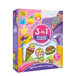 Imagimake Kids Multi-coloured 3 in 1 Do it Yourself Kit-2