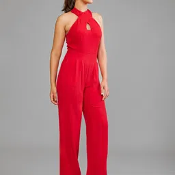 Style Island Halter Neck Basic Jumpsuit-picture-58