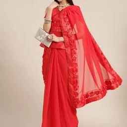 DIVASTRI Beads and Stones Saree-image-9