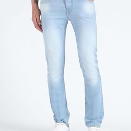 Flying Machine Men Blue Slim Tapered Michael Fit Mid-Rise Clean Look Stretchable Jeans-picture-34