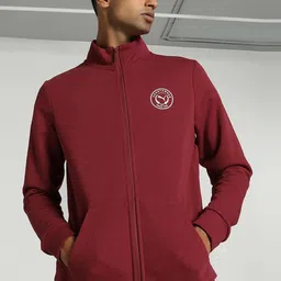 Puma Varsity Graphic Printed Full-Zip Cotton Mock Collar Jacket-picture-48