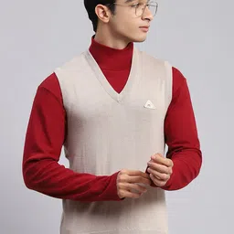 Monte Carlo V-Neck Woollen Sweater Vest-picture-38
