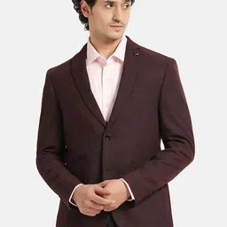 Blackberrys Checked Notched Lapel Collar Single Breasted Slim-Fit Formal Blazer-picture-8