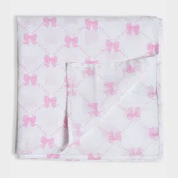 MiArcus Pink & White 110 GSM Single Bed Blanket-17
