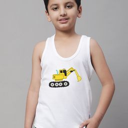 Friskers Boys Printed Pure Cotton Innerwear Vest-picture-41