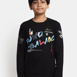 V-Mart Boys Typographic Printed T-shirt-image-48