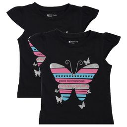 Bodycare Kids Girls Black Pack Of 2 Printed T-shirts-image-43