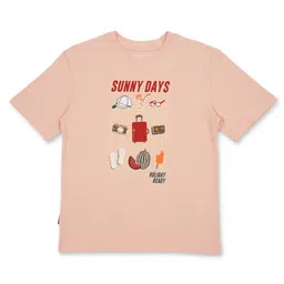 Gini and Jony Boys Graphic Printed Round Neck Short Sleeves Cotton T-shirt-image-20