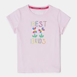 Jockey Girls Super Combed Cotton Regular Fit Printed Round Neck Short Sleeve Tshirt - AG01-image-65