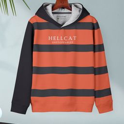HELLCAT Boys Striped Hooded Long Sleeve Pullover Sweatshirt-image-29