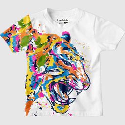 BONKIDS Boys White Printed T-shirt-image-92