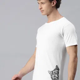BRATMA Men White Printed T-shirt-picture-5