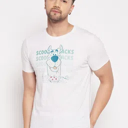Scooby Doo by Wear Your Mind Men Scooby-doo Printed Pure Cotton T-shirt-image-11
