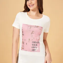 Honey by Pantaloons Graphic Printed Cotton T-shirt-image-66