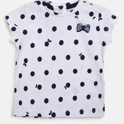 Chicco Girls Polka Dots Printed Cotton T-shirt-picture-7